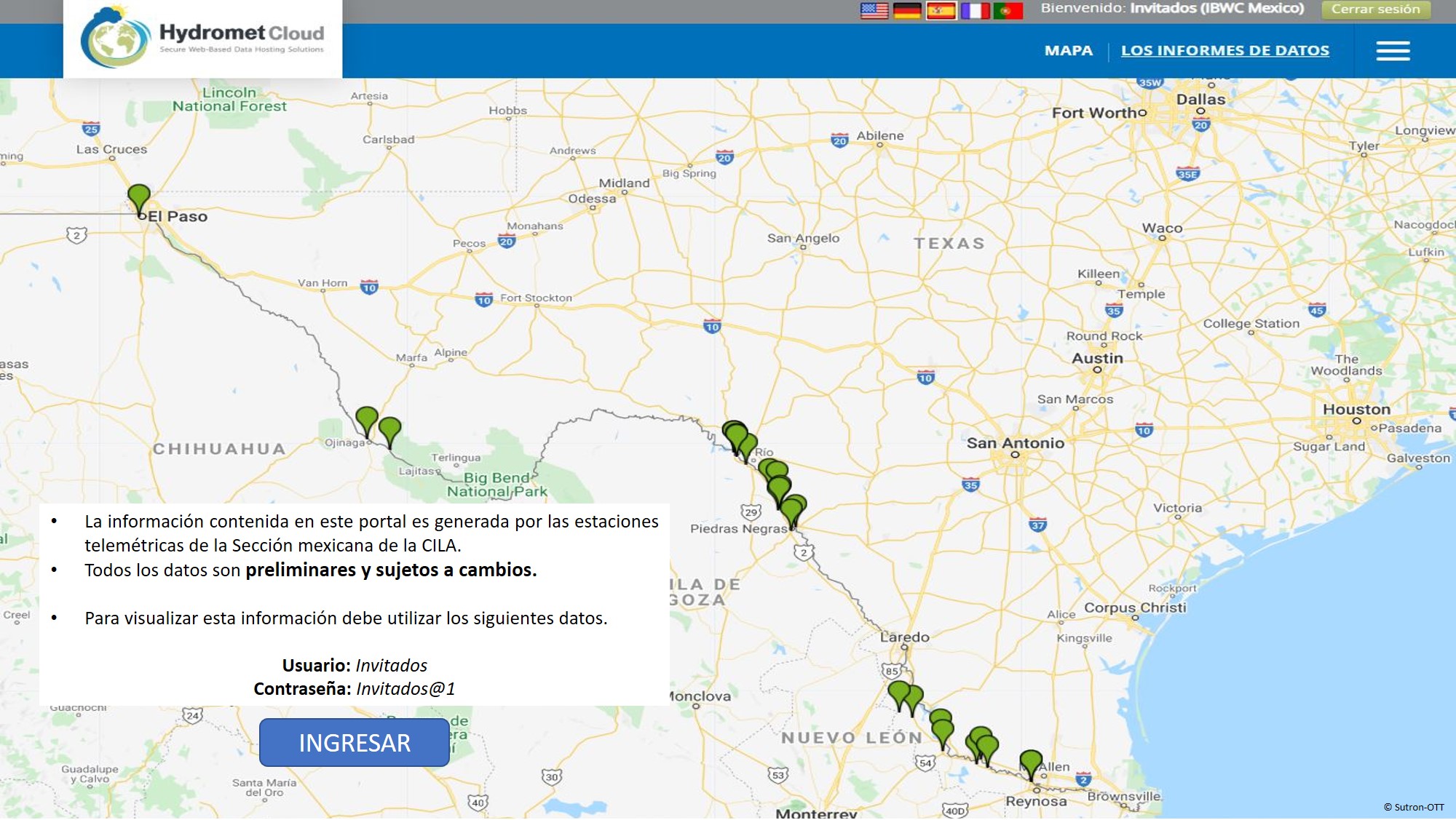 Escurrimientos del Río Bravo